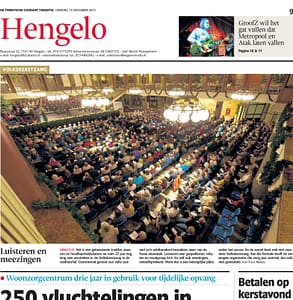 Volkskerstzang Hengelo Tubantia